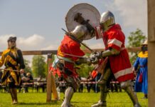 Mommenheim. Alsace Combat Médiéval fait parler l’acier